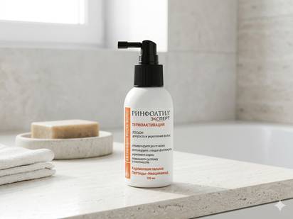 Термоактивация нового уровня RINFOLTIL® EXPERT — лосьон-спрей для пробуждения роста волос!